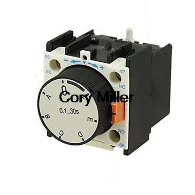 LA3-R2 Time Delay 0.1-30 Seconds Off Relay Auxiliary Contact Block