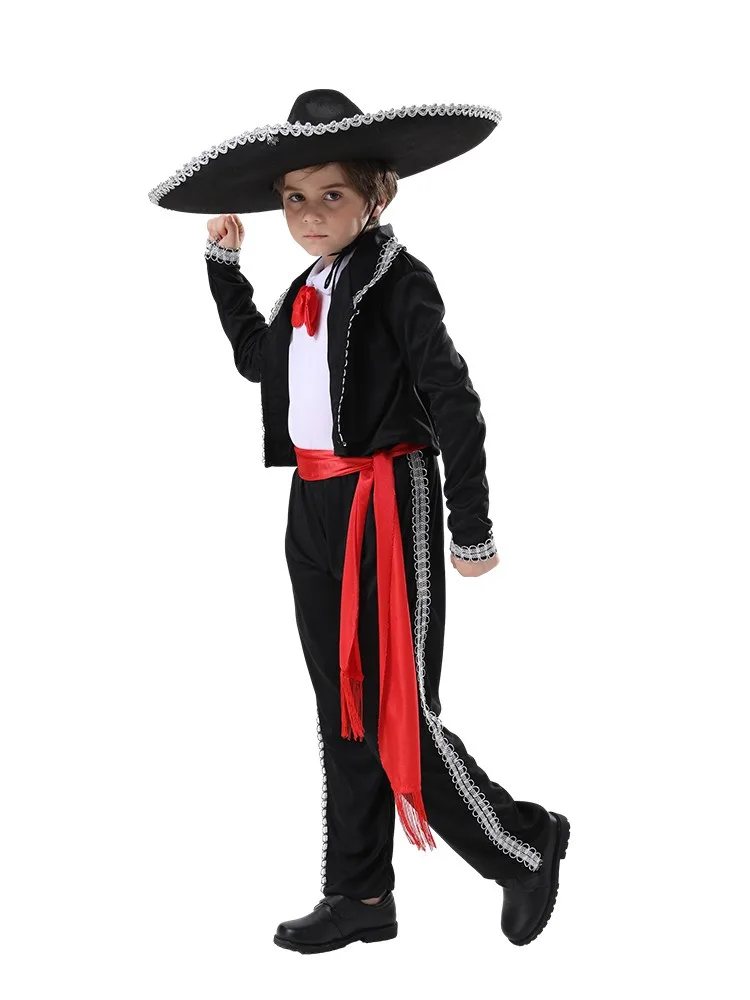 Mexican ethnic costumes, children's festivals, parties, performances, costumes, performance sets,no hats