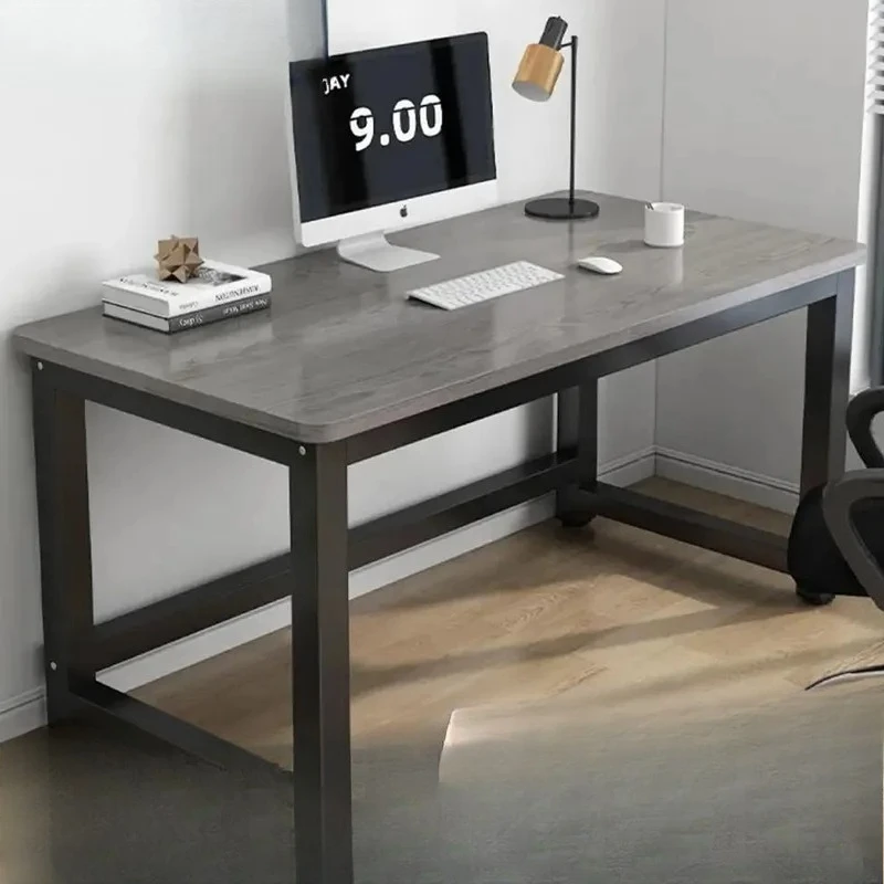 1.5 Inch Thick Computer Desk Simple Long Table for Bedroom Home Office Rental Apartment Small Space Study Workstation Durable