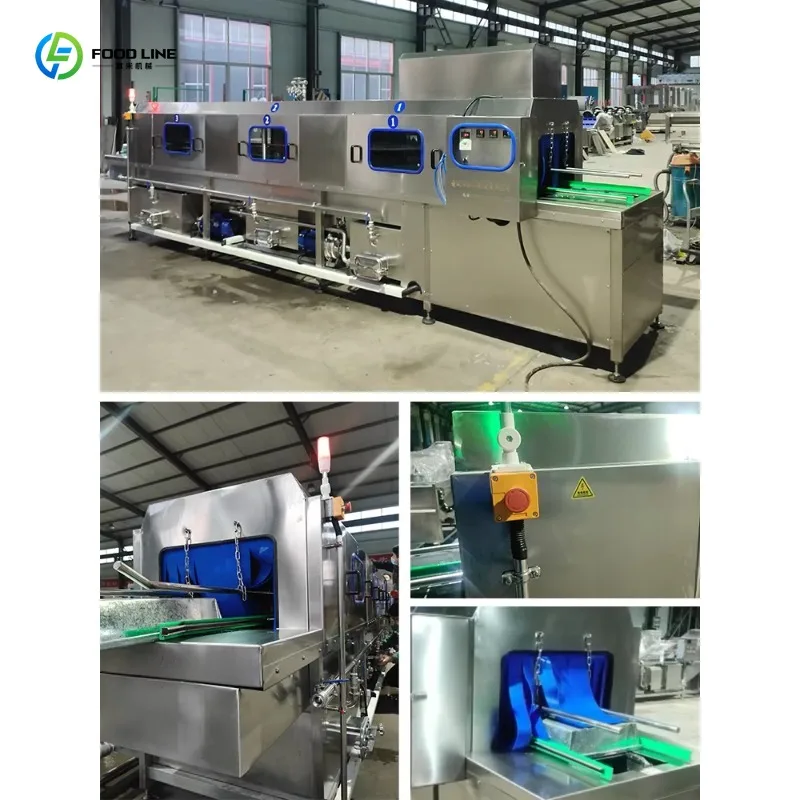 Customized Poultry Cage Washing Machine Plastic Crate Washer for Pig Duck Chicken Cage Cleaning
