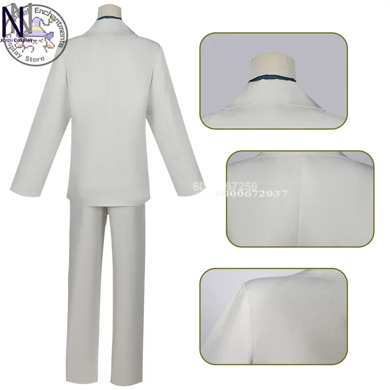 Anime Jujutsu Kaisen Kento Nanami Cosplay Costume Men's Suit Glasses Short Wig Sets Halloween Party Role Play Uniform Outfit*.1