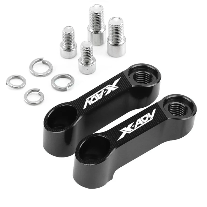 For HONDA XADV 750 X ADV XADV750 NC700 NC 700 NC750 Universal 10MM Motorcycle Rearview Mirrors Extension Riser Extend Adapter