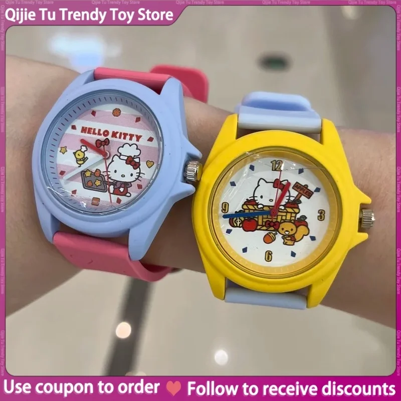 

Genuine In Stock Hello-Kitty Fun Time Series Watch Blind Box Trendy Toys Peripheral Cute Gifts for Girls Holiday Surprise