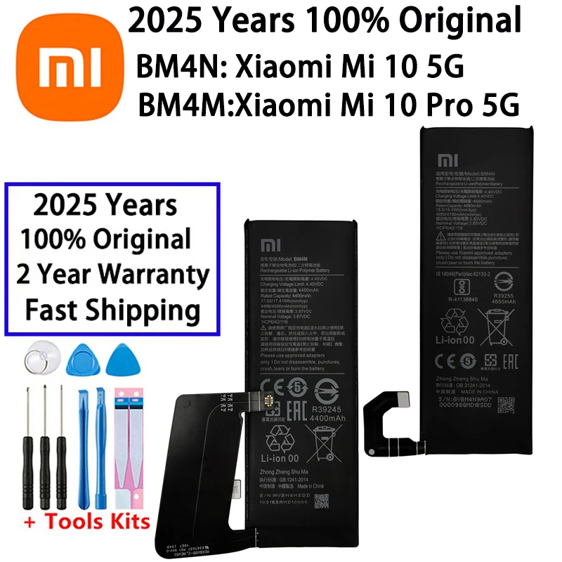 

Новый оригинальный аккумулятор Xiao mi для Xiaomi Mi 10/Mi 10 Pro 5G Mi10 Pro 5G версия BM4M BM4N аккумуляторы для телефонов быстрая доставка