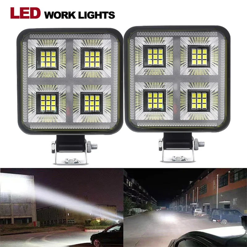 

36 LED 12V/24V LED Light Bar Mini LED Work Light Off Road Spotlight for Jeep Truck 4X4 Car SUV ATV Barra LED Headlights