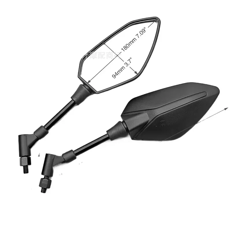 Universal Motorcycle Rearview Mirror Reflector Compatible with CFMOTO NK150 250 400 650NK MT National IV High Visibility