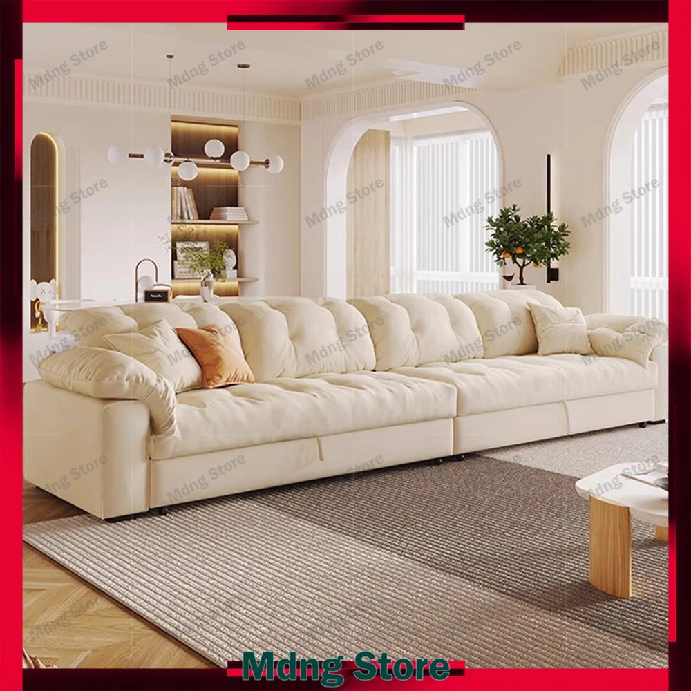 

Lounge Waterproof Living Room Sofa Luxury European Single Sectional Sofa Lazy Floor Moveis Para Casa Furniture Decoraction