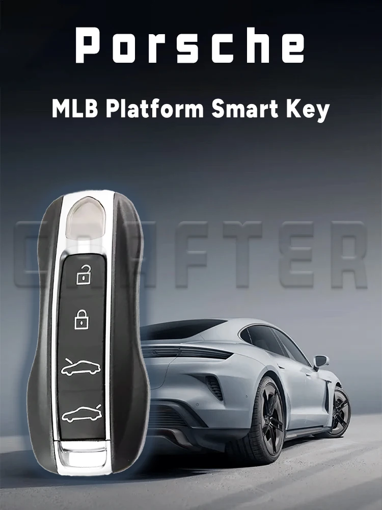 Kluczyki z funkcją cięcia, obudowa zamienna MLB do Panamera Taycan Carman Macann Bobst Cayenne 911 2018+ — 2