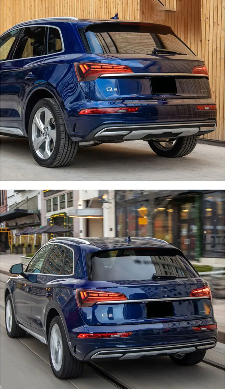 

Tail Lamp for Audi Q5 Q5L LED Tail Light 2018 2019 2020 2021 2022-2024 Q5 Q5L Rear Fog Brake Turn Signal Automotive Accessories