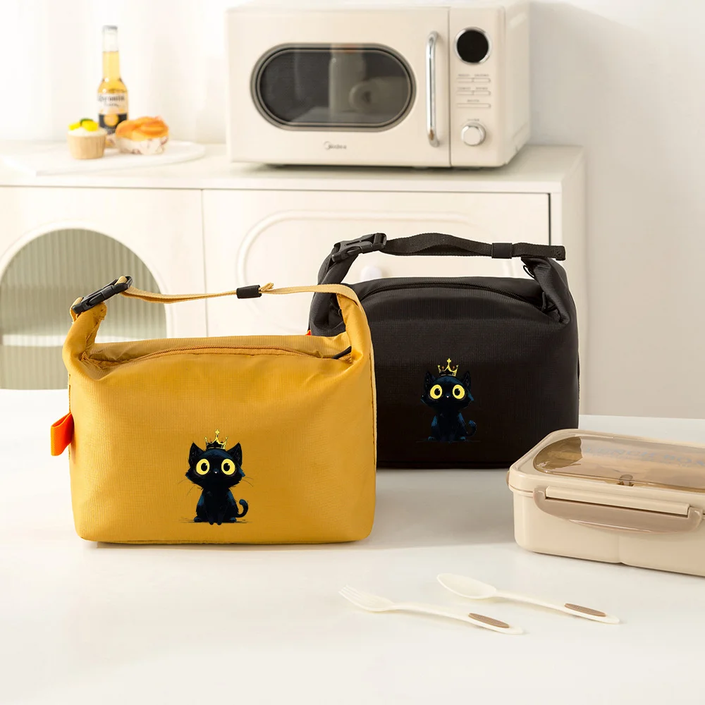 1 Portable and Easy-to-Store Insulated Lunch Bag EVA Lined, Ideal for School, Office, Camping & Picnics, Non-Food Contact