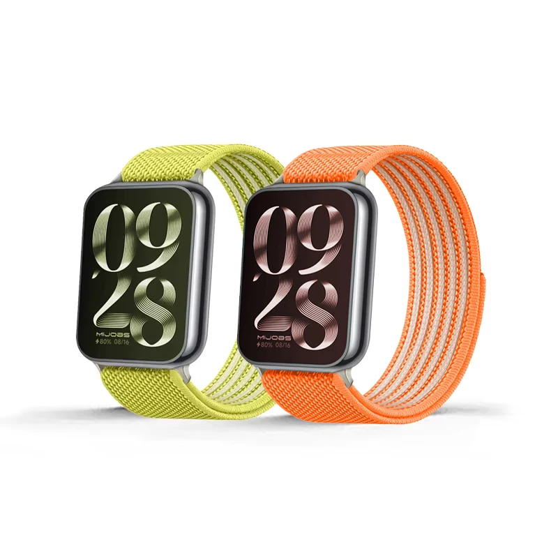Nylon Sport Strap for Xiaomi Mi Band 10 Pro 9 Pro 8 Pro Sport Breathable Replacement Wristband for Redmi Watch 6 5 4 Accessory