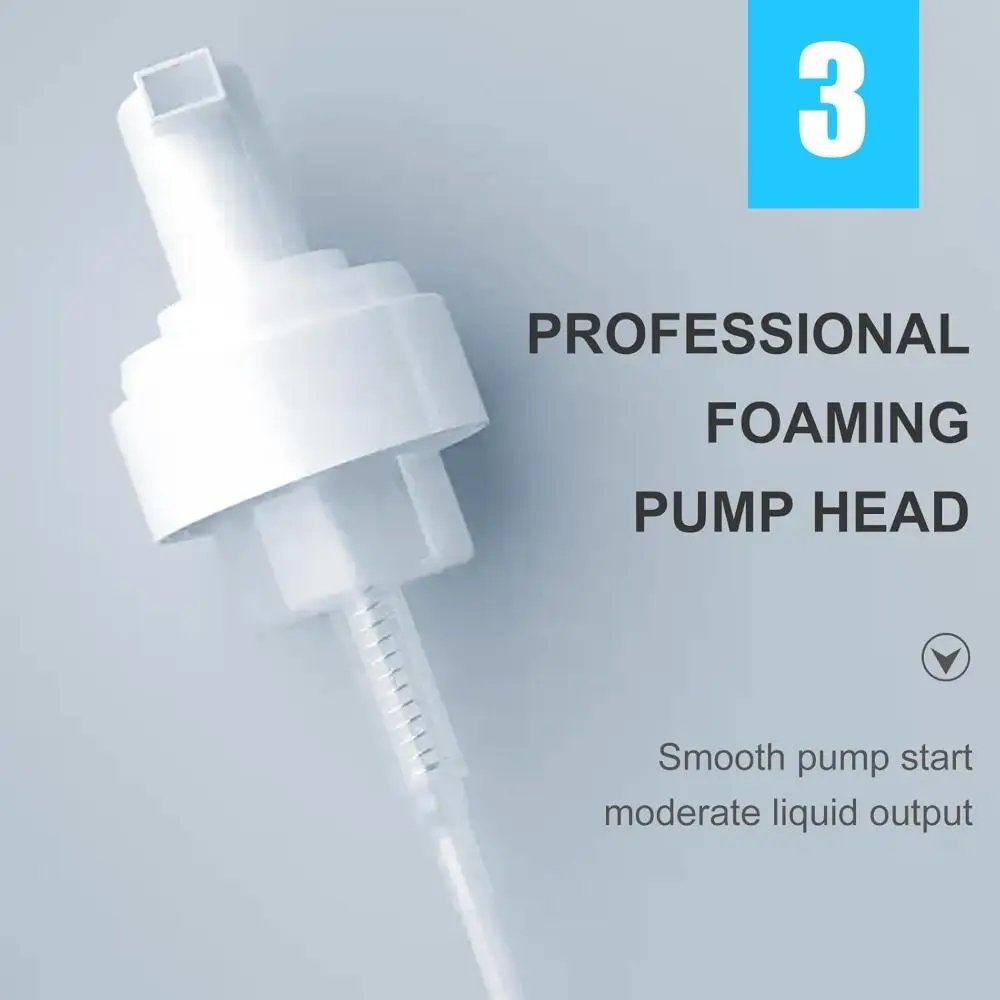 Portable 30/60ml Foam Pump Bottle Clear Plastic Foam Bottle Empty Bottle Cosmetics Packaging