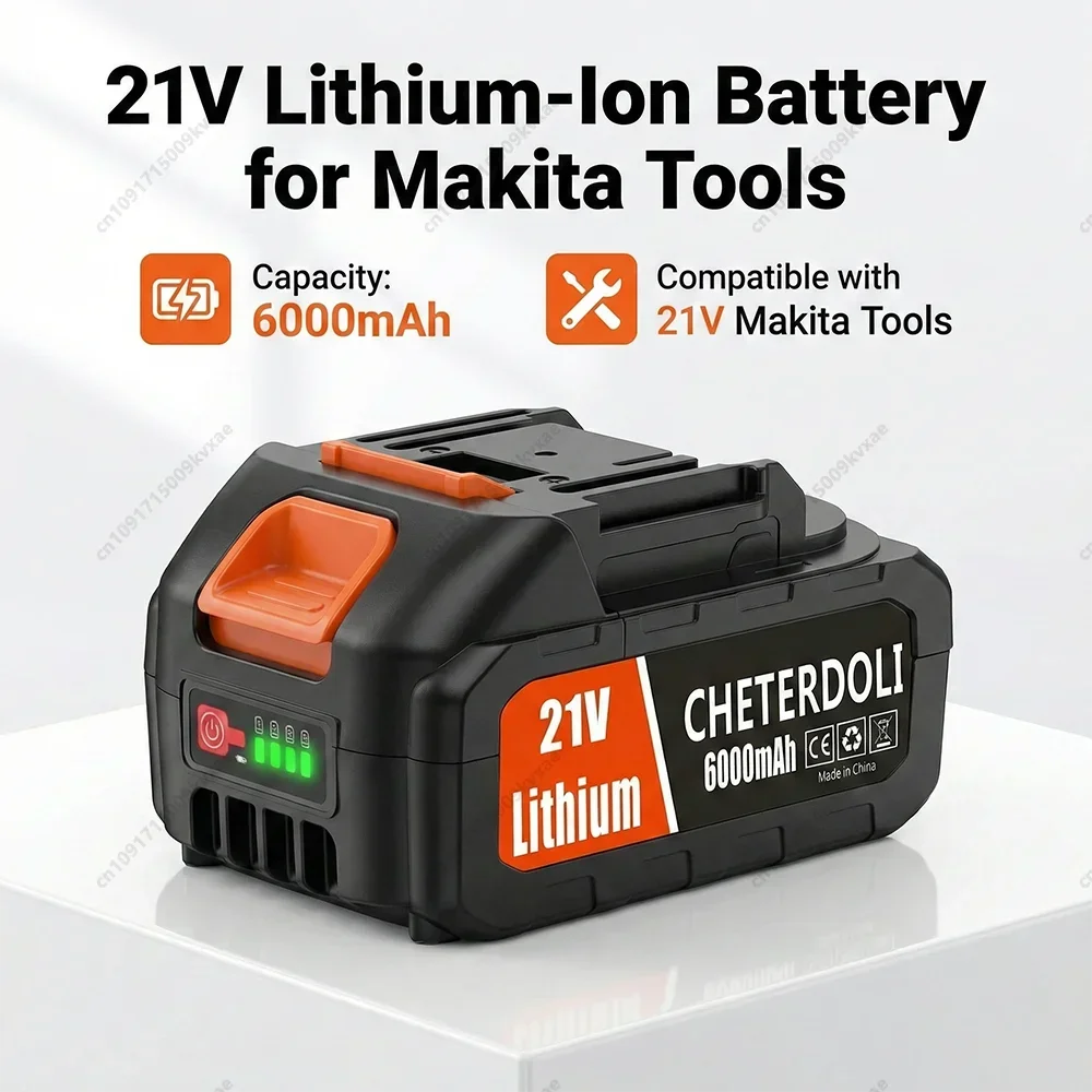 21V For Makita 6000…