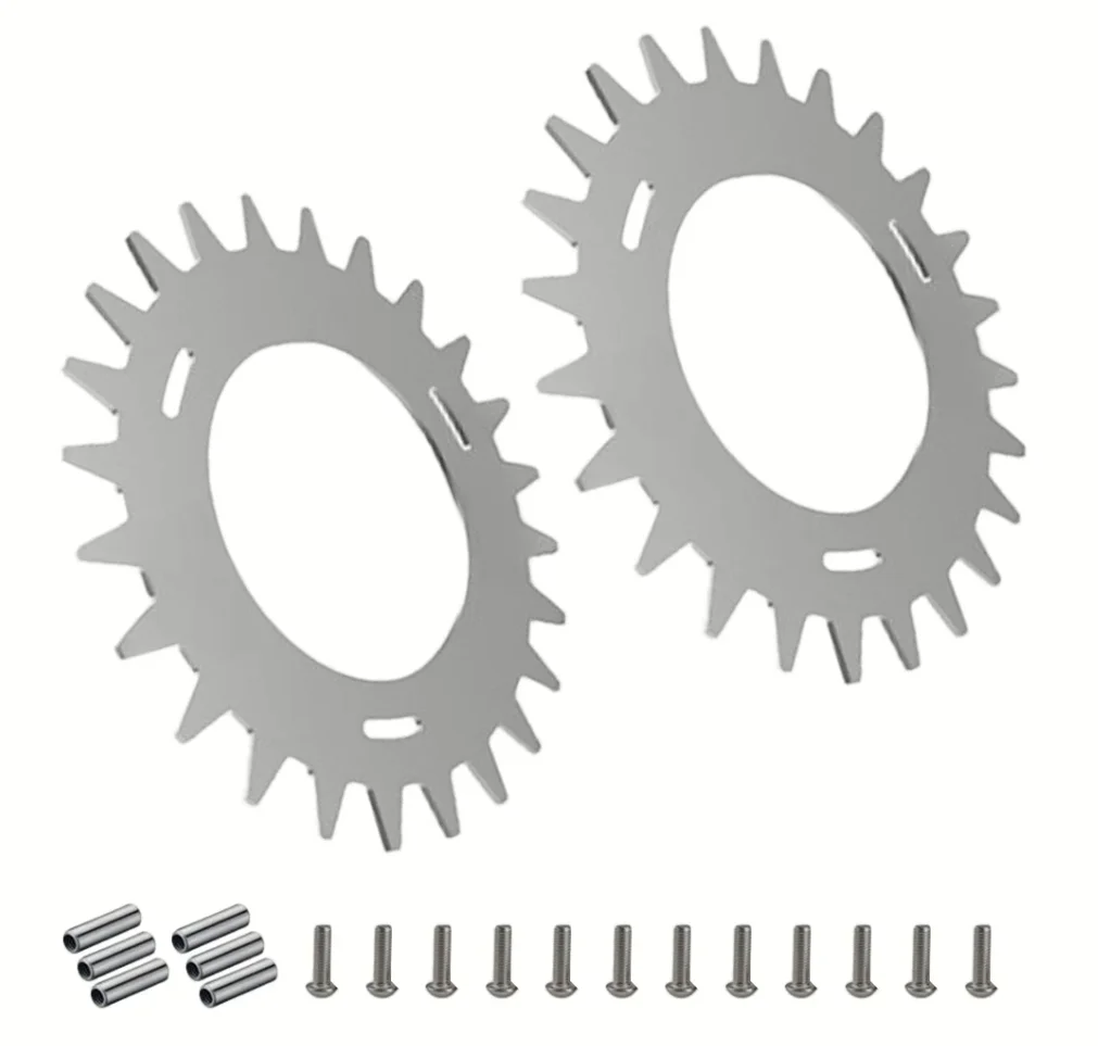 Metalowe kolce antypoślizgowe do kosiarek Segway Navimow serii H Zwiększona stabilność i kompleksowy zestaw instalacyjny