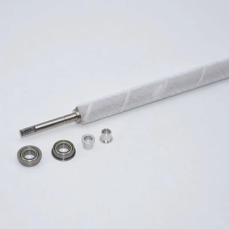 1setX Hoge Kwaliteit voor Konica Minolta bizhub BH C654 C754 C652 C552 C554 C452 Fuser Reinigingsborstel Roller met roller bus