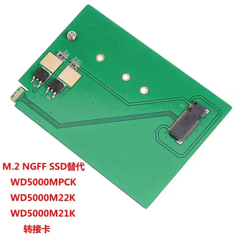 High Speed M.2 NGFF to For WesternDigital WD5000 WD5000MPCK WD5000M22K WD5000M21K adapter