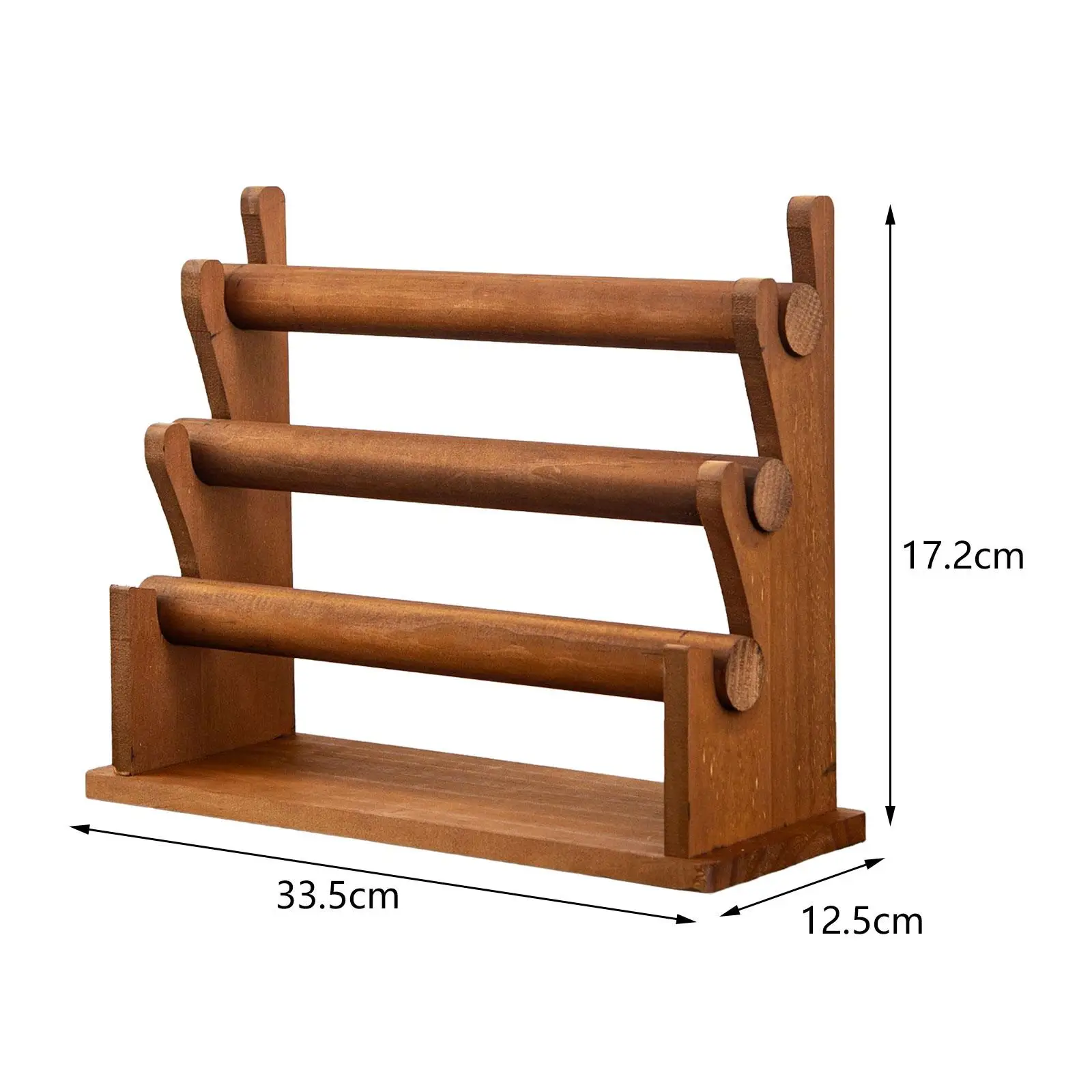 Jewelry Bracelet Display Stand Durable Necklace Hanger Wood Bracelet Bangle Holder for Earring Home Watch Necklace Store
