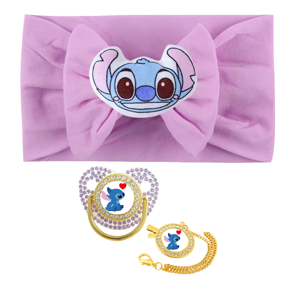

Comforting Baby Pacifier Clip & Cute Baby Headband for Pacifier Perfect for Girls Newborn Baby Pacifier Clip Baby Party gift