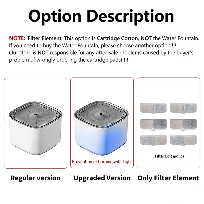 3L Cat Water Fountain Auto Recirculate Filter Large Capacity Filtring Cats Water Drinker USB Electric Mute Cats Water Dispenser