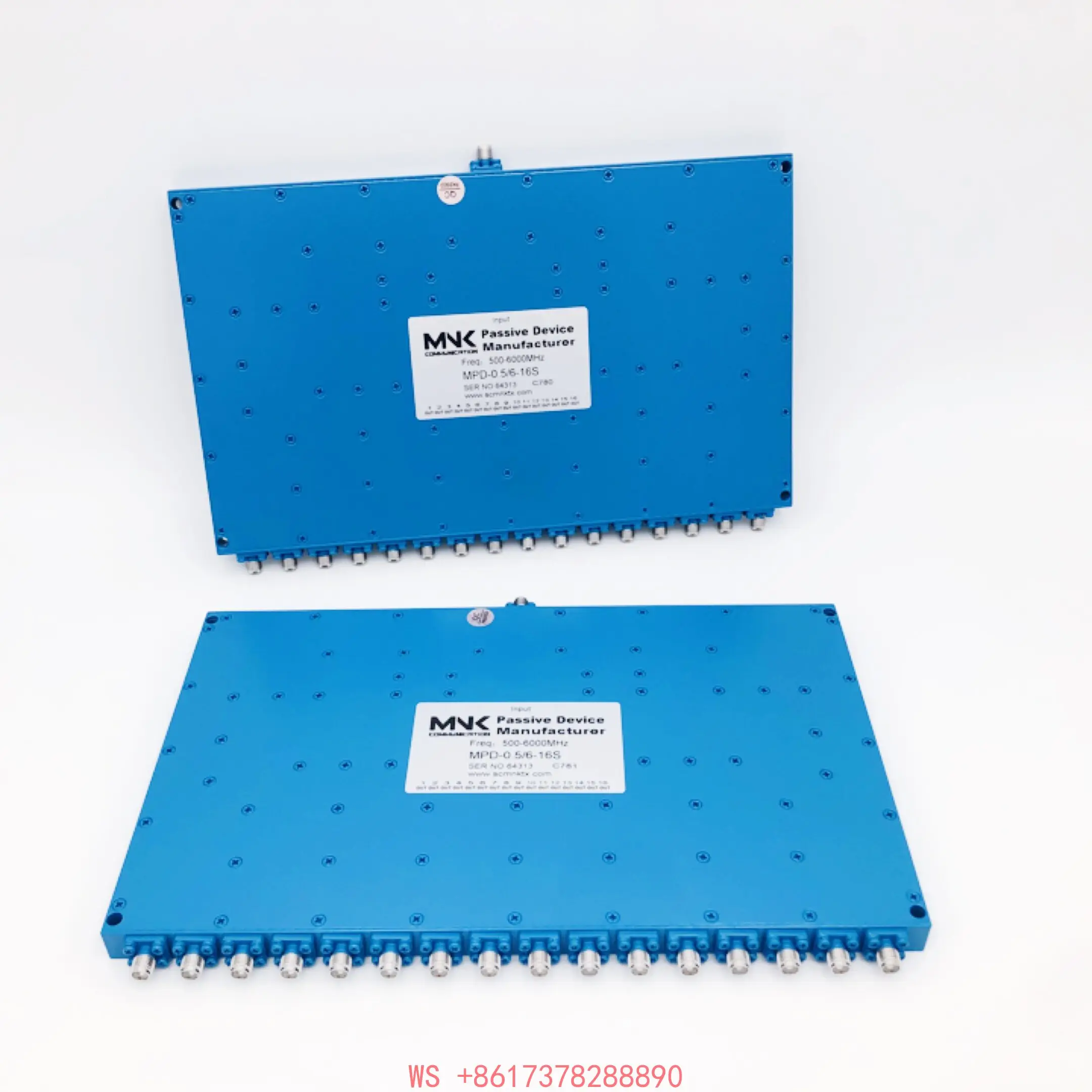 Upgraded SMA Head 500-6000M Microstrip 16-way Power Divider Distribution Combiner One 0.5-6 G