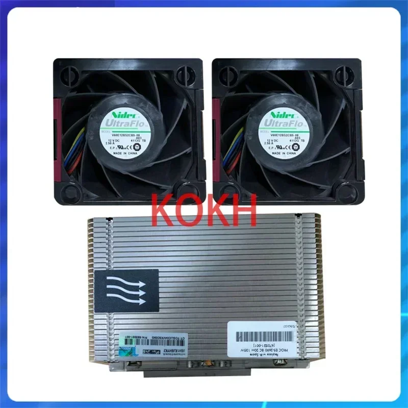 Original for DL380 dl380p G8 Gen8 Xeon V2 CPU kit heatsink 662522-001 723353 654592-001 fans cooling fan 654577-001 662520-001