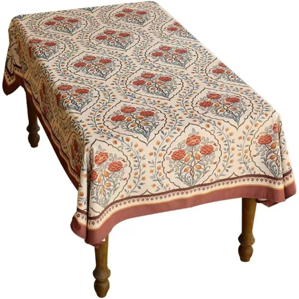 

Скатерть Скатерть Водонепроницаемая скатерть Журнальный столик Атмосфера Скатерть Пасторальная прямоугольная крышка Полотенце Стол для пикника Co