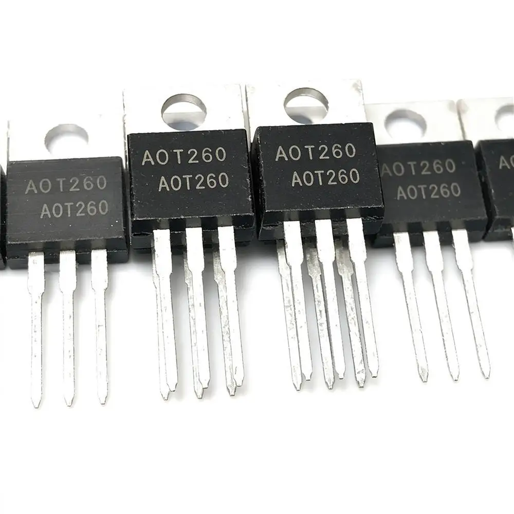 5PCS AOT260L T260 60V 140A NCEP60T20A 60V 200A H5N2901 290V 18A MDF5N50F 500V 5A 2SK3703 K3703 FQP10N20L 200V 10A