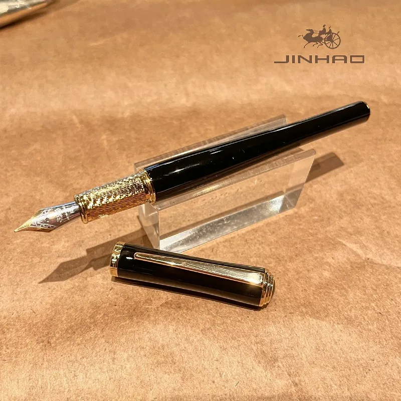

Jinhao 31 Professional Office Desk Gold Clip Pen,Ideal for Fancy Nice Gift, Smooth Writing Pen