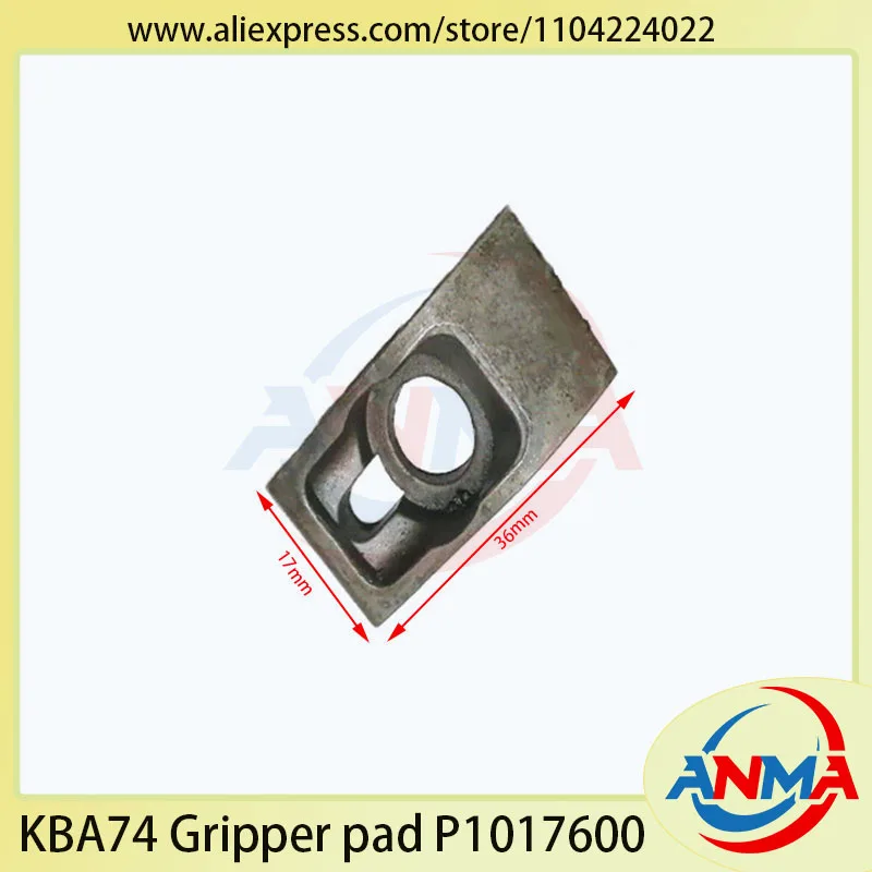 

Цена по прейскуранту завода-изготовителя, 10 шт., KBA74, захват P1017600 KBA 104 KBA, запасные части для офсетной печатной машины, размер захвата 17x36 мм