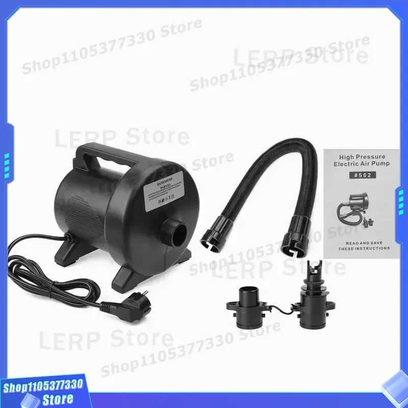 600W 1200W Portable Electric Air Pump Inflator Deflator for Swimming Pool Raft Mattress Boat Quick Inflation and Deflation