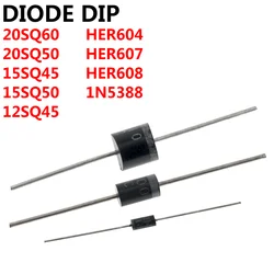 50PCS DIODE 20SQ60 HER604 HER607 HER608 15SQ050 15SQ045 1N5388 30SQ045 20SQ050 12SQ045