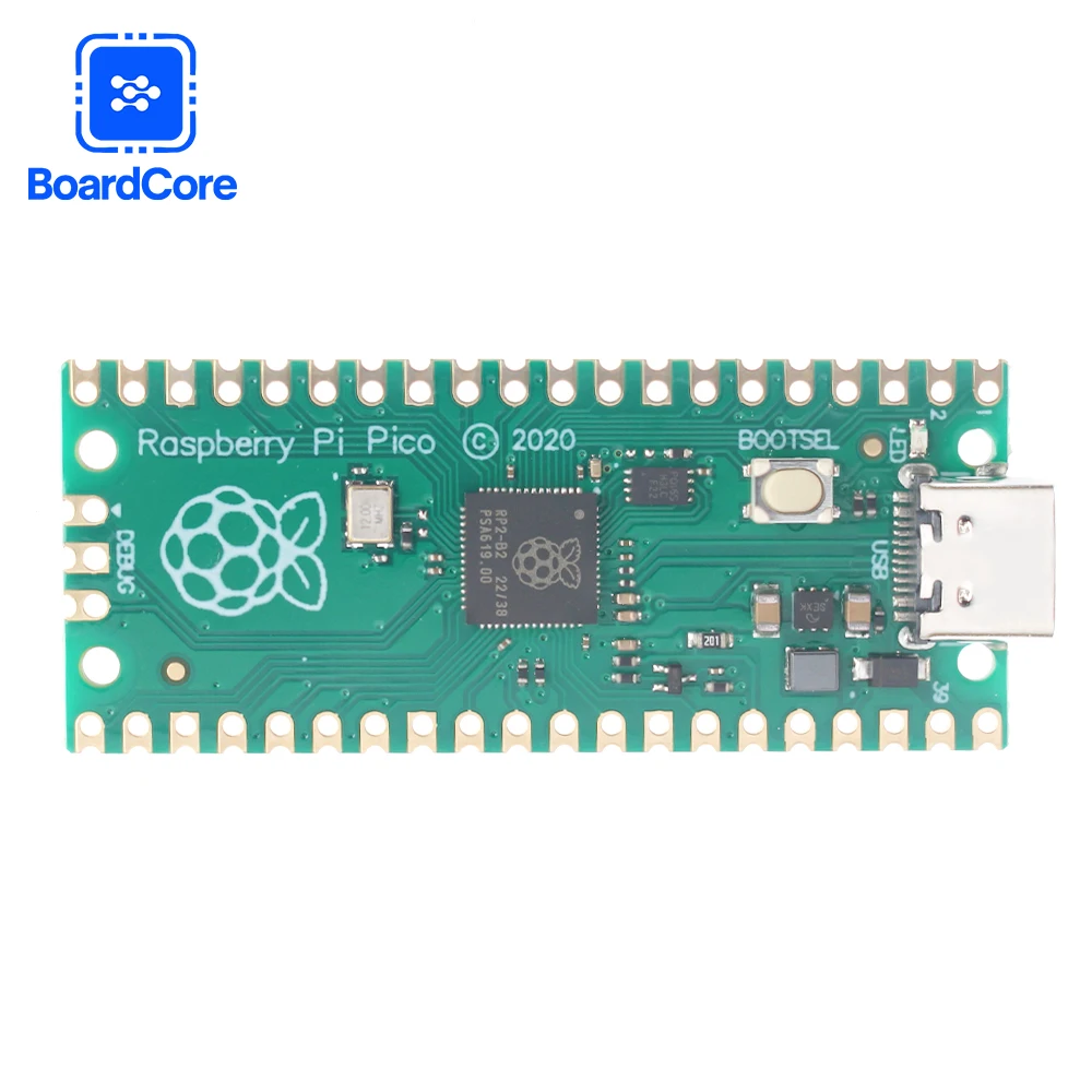 لوحة تطوير وحدة التحكم الدقيقة RP2040 Raspberry Pi Pico Dual Core Wireless Wifi Programming Type C USB