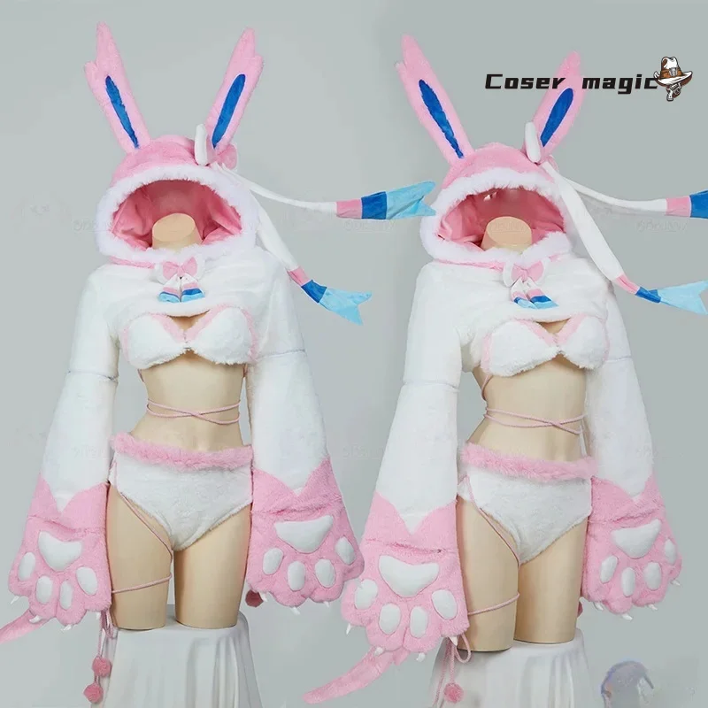 

Костюм для косплея Sylveon Nymphali Feelinara для Хэллоуина, Рождественского фестиваля, вечеринки, повседневные модные ролевые костюмы