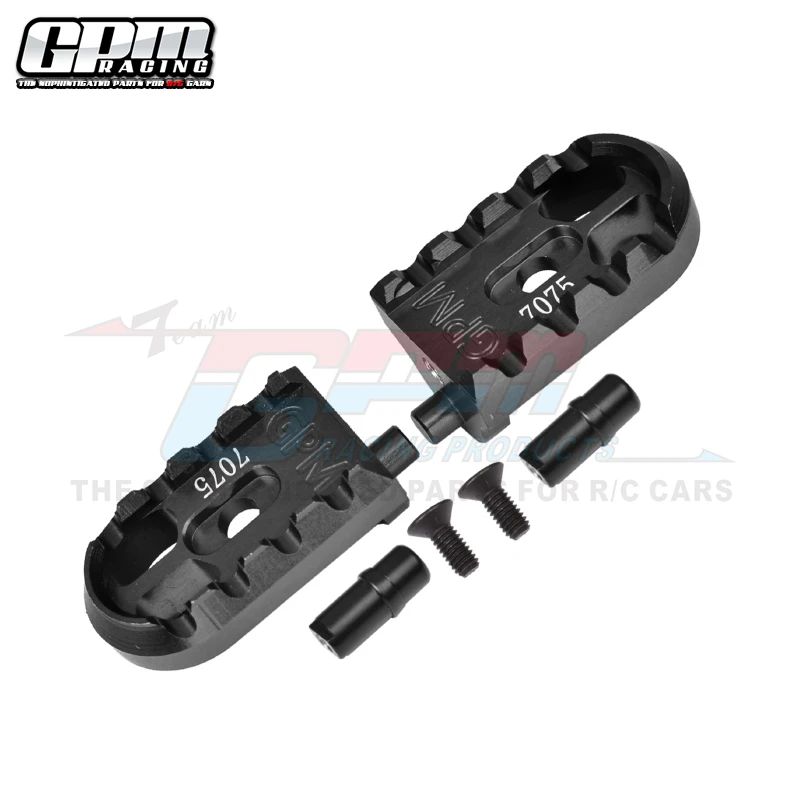 GPM-Jeu de repose-pieds de moto en aluminium 7075, LOSI 1/4, PromPain-MX