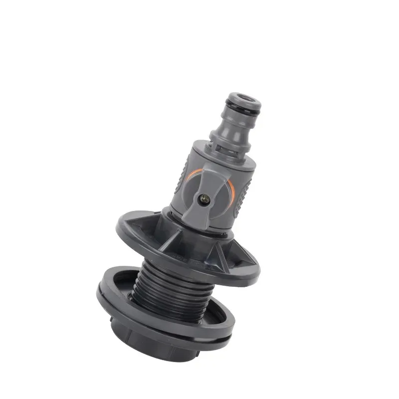New PVC/IBC Water Barrel Adapter, Durable Water Tank Adapter with Valve