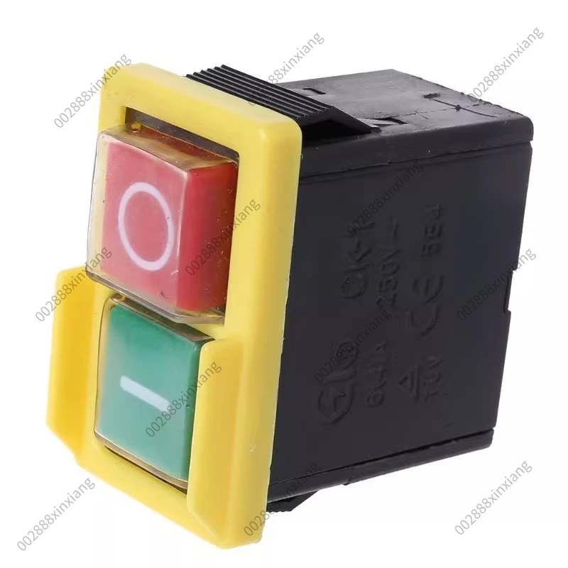 CK-1 CK1 5E4 AC250V Electromagnetic Switch Self-Locking Push Button for Grinder Grinding Machine