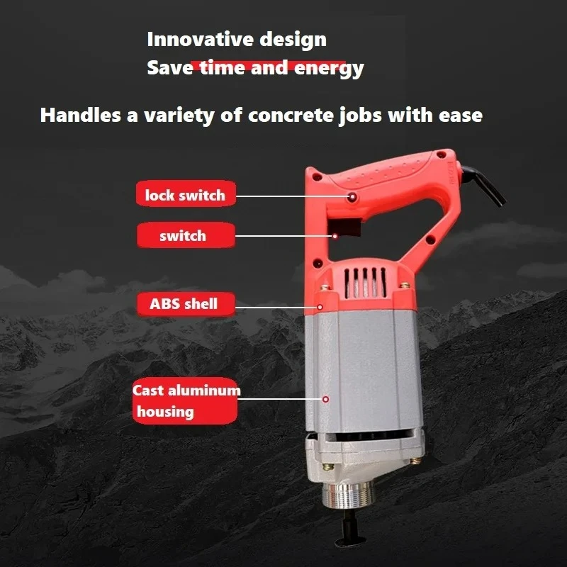 HotPortable Electric Eccentric Concrete Vibrator High Speed | X-MAN | SCREW Coupling