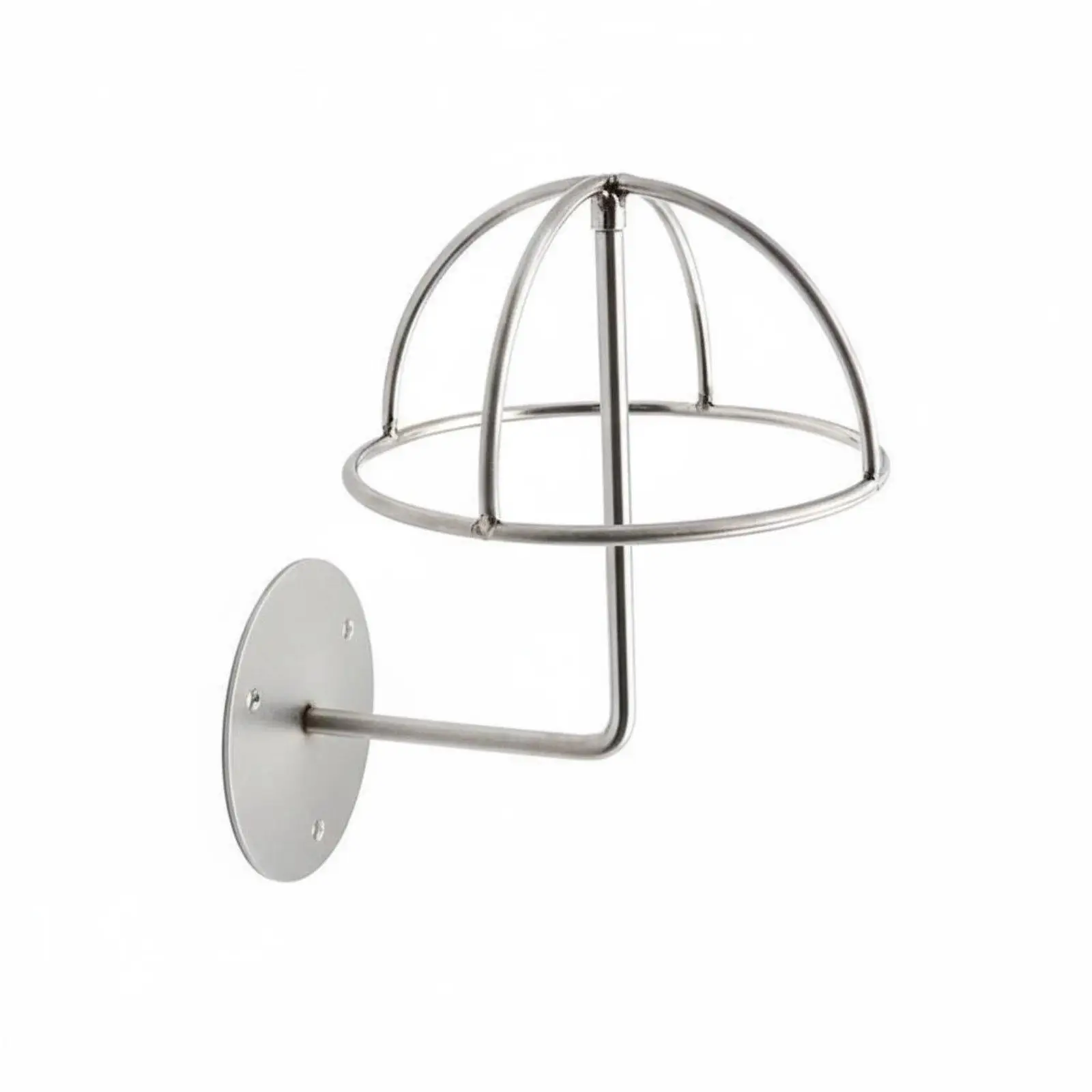 Wall Mounted Hat Holder Rustproof Wall Mount Hat Holder Space-Saving Dome Shaped Cap Display for Retail Store Owners, Boutique,