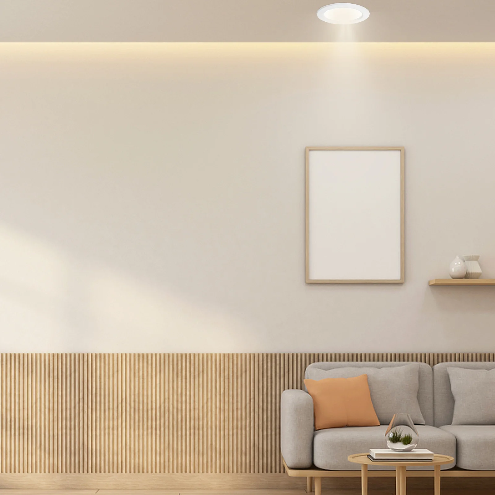 

9W 48 Smd 2835 Leds 3000K Warm White Round Led Panel Light For Ceiling Lamp 720Lm 90V-220V Aluminum Alloy Home Office Store