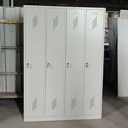 خزانة ملابس حديدية حديثة رخيصة الثمن مكونة من 4 أبواب مطبوعة على شكل ألميرا معدنية معدنية لخزانة الملابس #1