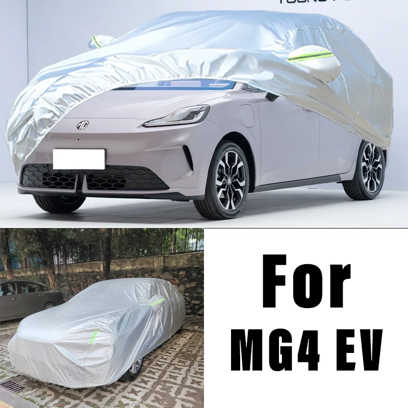 

For MG4 EV Outdoor Protection Full Car Covers Snow Cover Sunshade Waterproof Dustproof Exterior Car Accessories