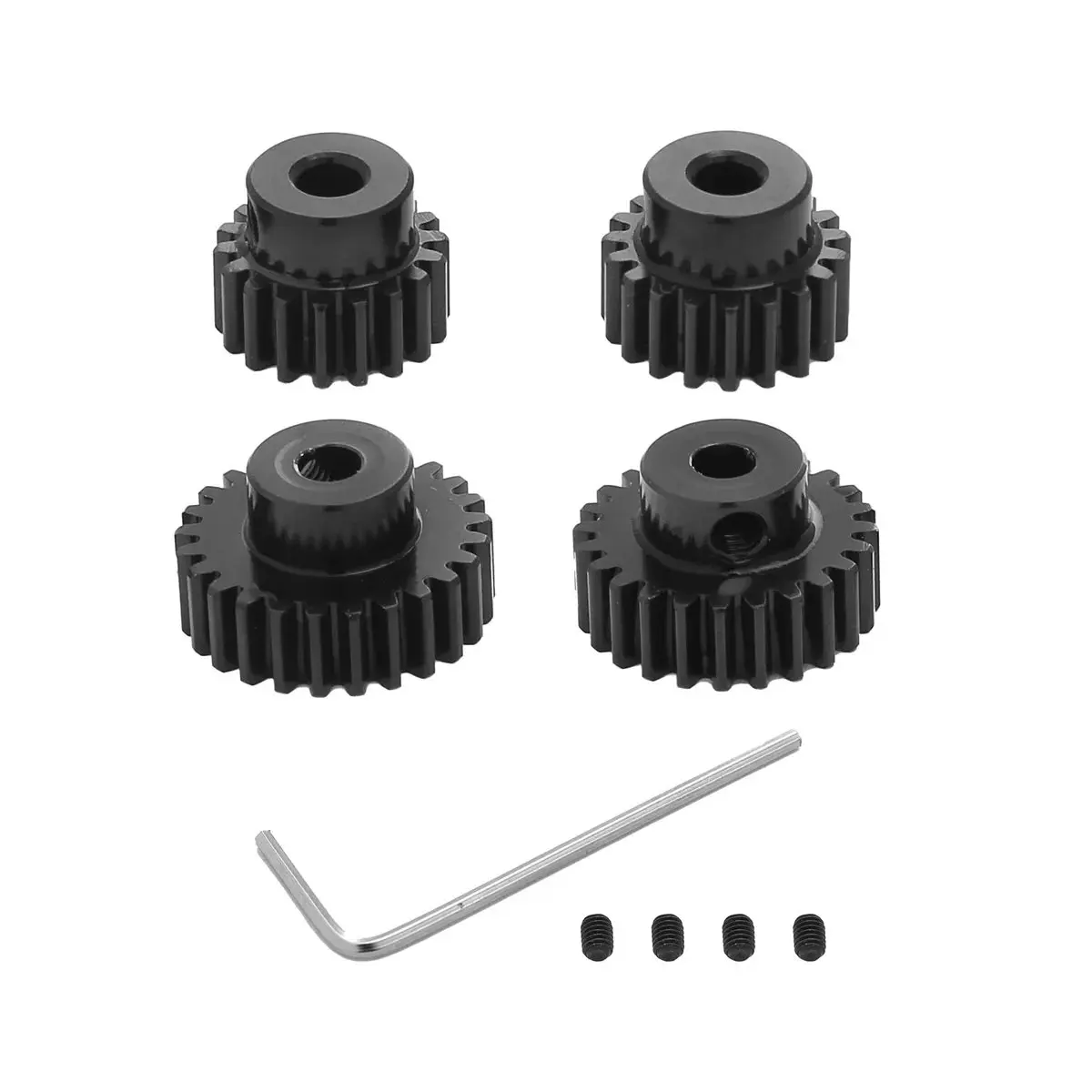 

Metal 18T 19T 23T 24T Pinion Gear Moter Gear for Tamiya TT01 TT02 TB02 TA05 RC Car Upgrade Parts Accessories