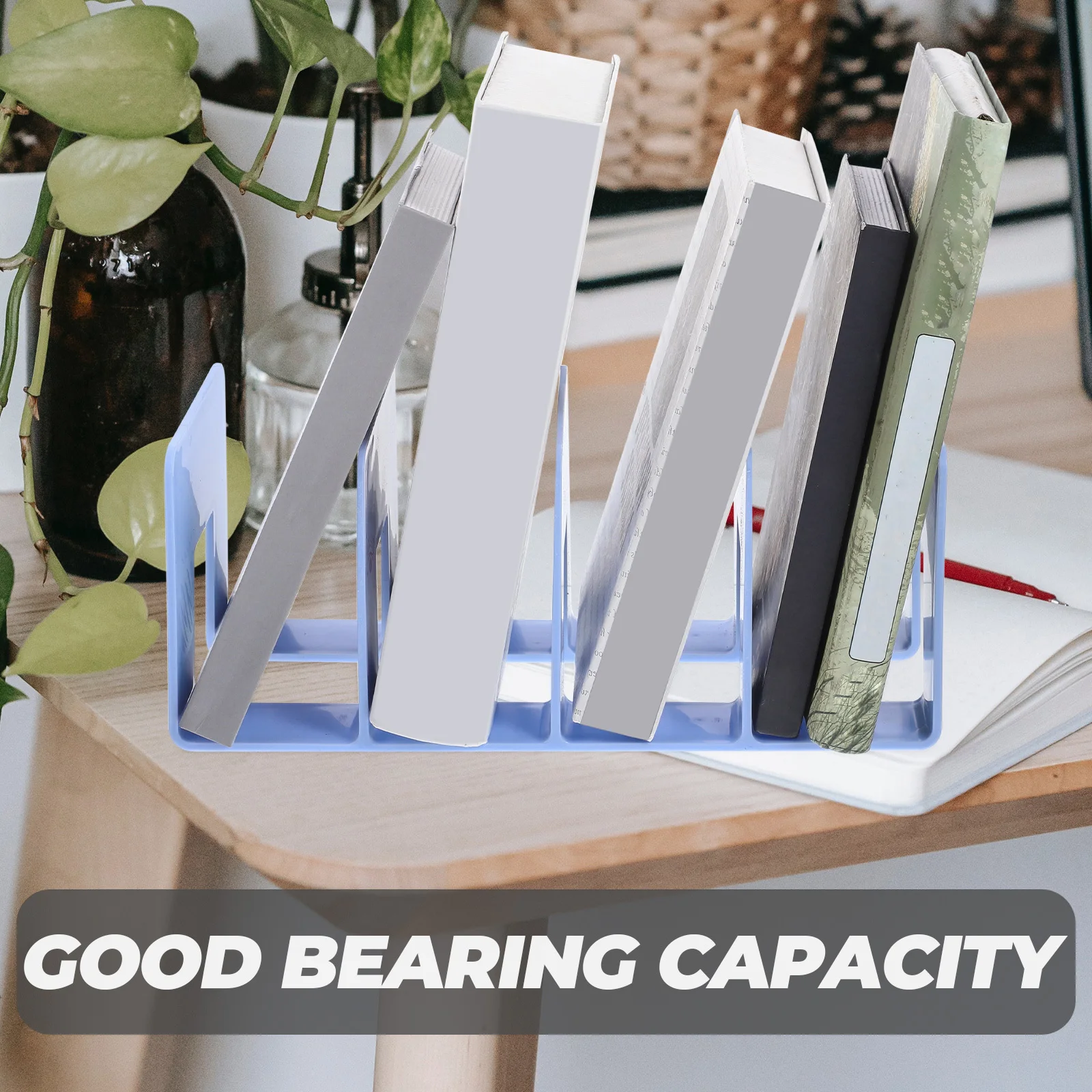 File Document Storage Rack Desktop Bookshelf Office Files Holder File Organizer Multifunction Document Rack Desktop Storage