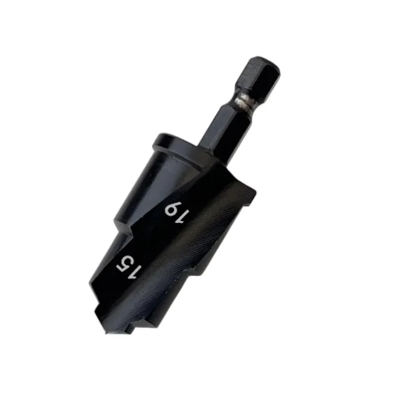 

TKOH-3PC PPR Water Pipe Expansion Drill Countersink Bit Plumbing Drilling Tool Hex Shank Hole Opener 20/25/32Mm