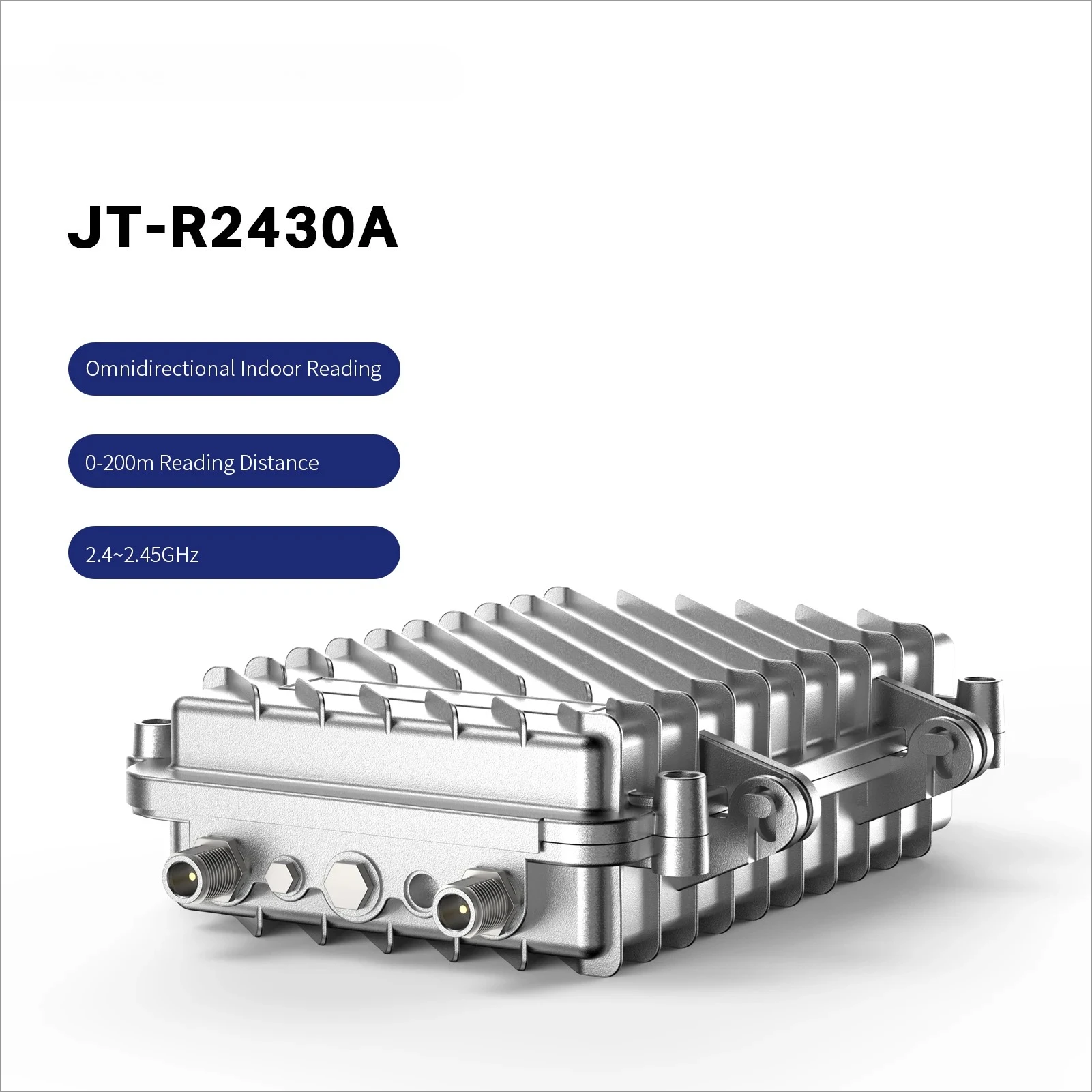 JT-R2430A 2.4ghz Active RFID Reader And Writer Wiegand Waterproof 200m Fixed Readers Keypad Warehouse RFID Reader