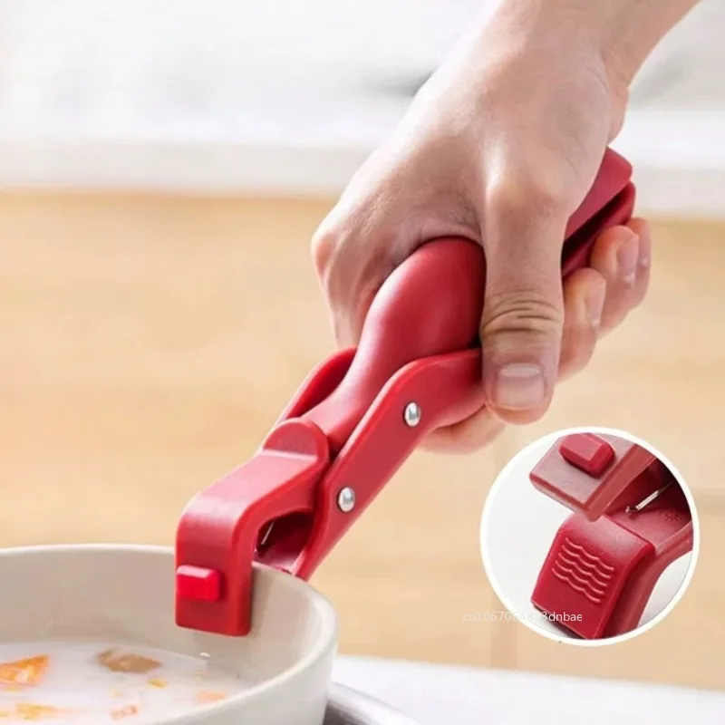 Muti-functional Anti-scald Clip Silicone Kitchen Anti Scald Plate Bowl Dish Pot Holder Anti-hot Clip Lifter Kitchen Items