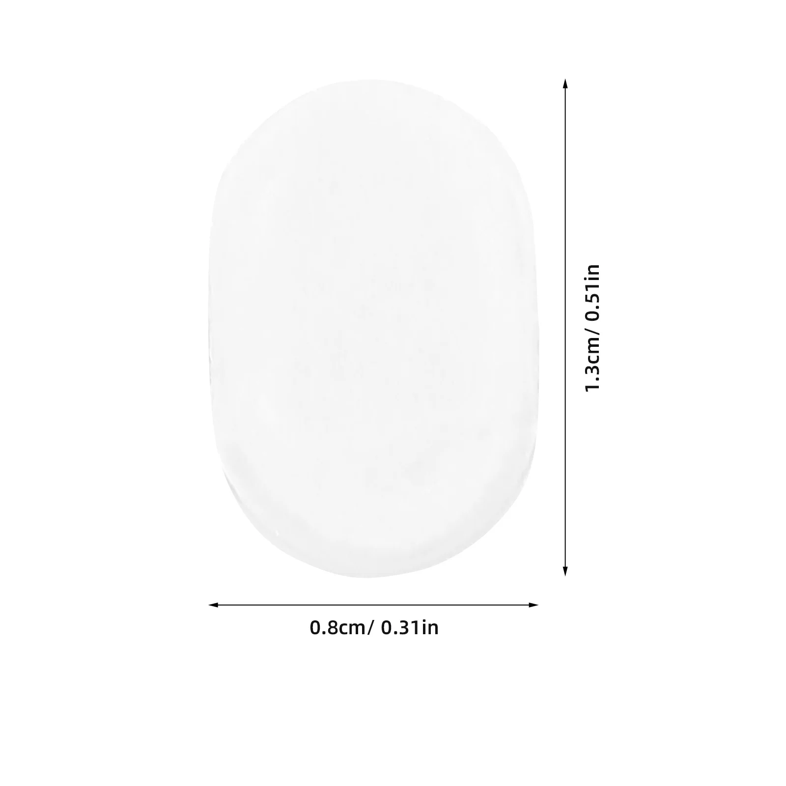 500 قطعة من جل لاصق شفاف قابل للإزالة على الوجهين لعرض آمن مثبت على الحائط وقابل للإزالة #3