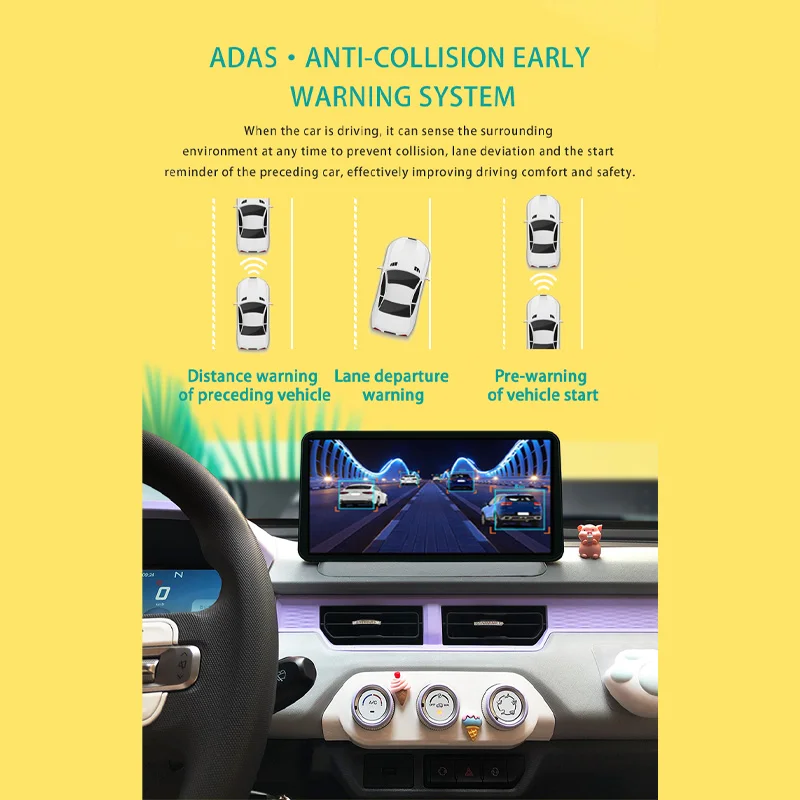 2025 رائجة البيع شيري QQ الآيس كريم سلسلة 10.25 بوصة نظام صوتي للسيارة نظام تحديد المواقع والملاحة 360 صورة بانورامية RGB شاشة كبيرة سيارة رادي #6