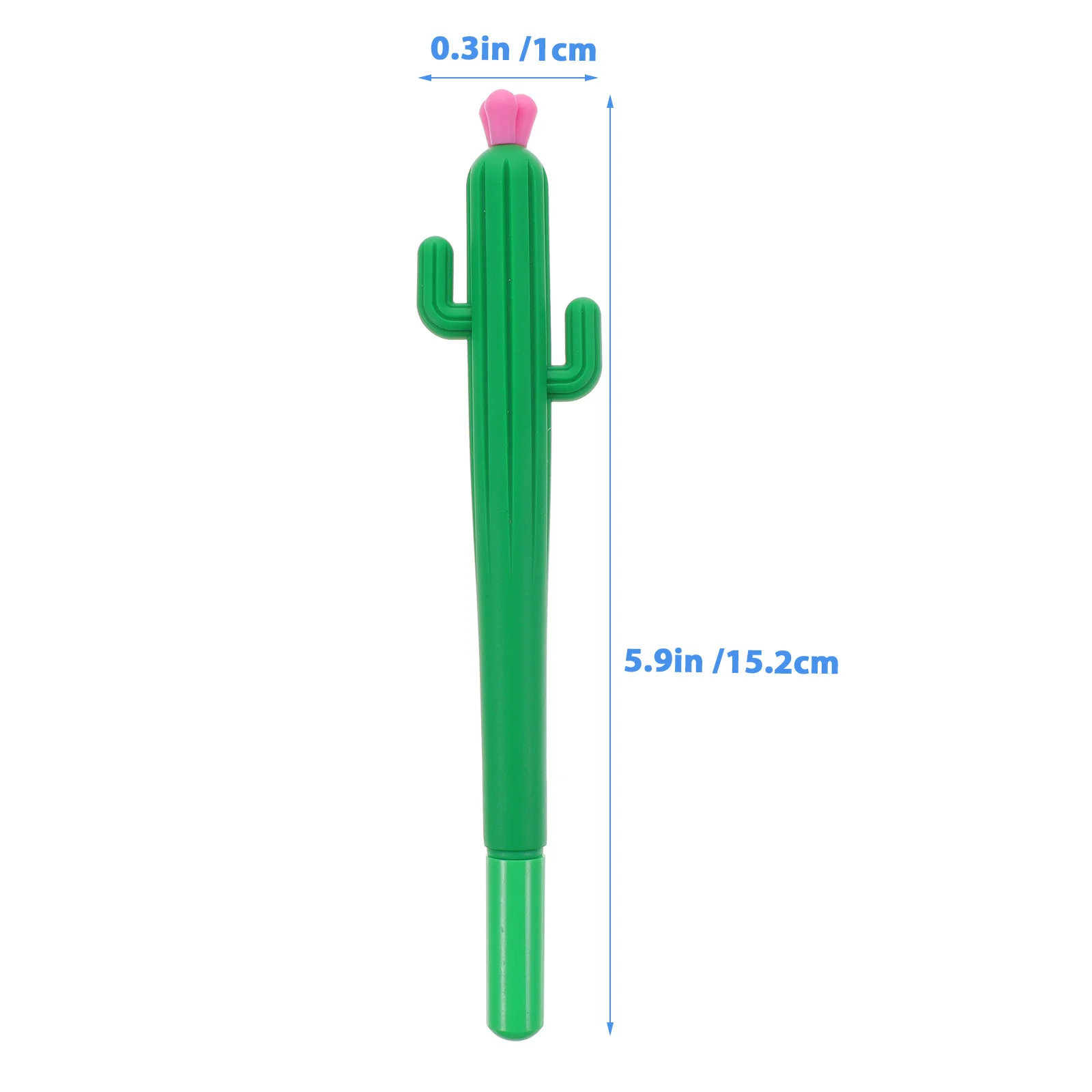 10Pcs Cactus Pens 0.5mm Lovely Cartoon Writing Pens Bulk Students Office Supplies Creative Kids Stationery Party Favors