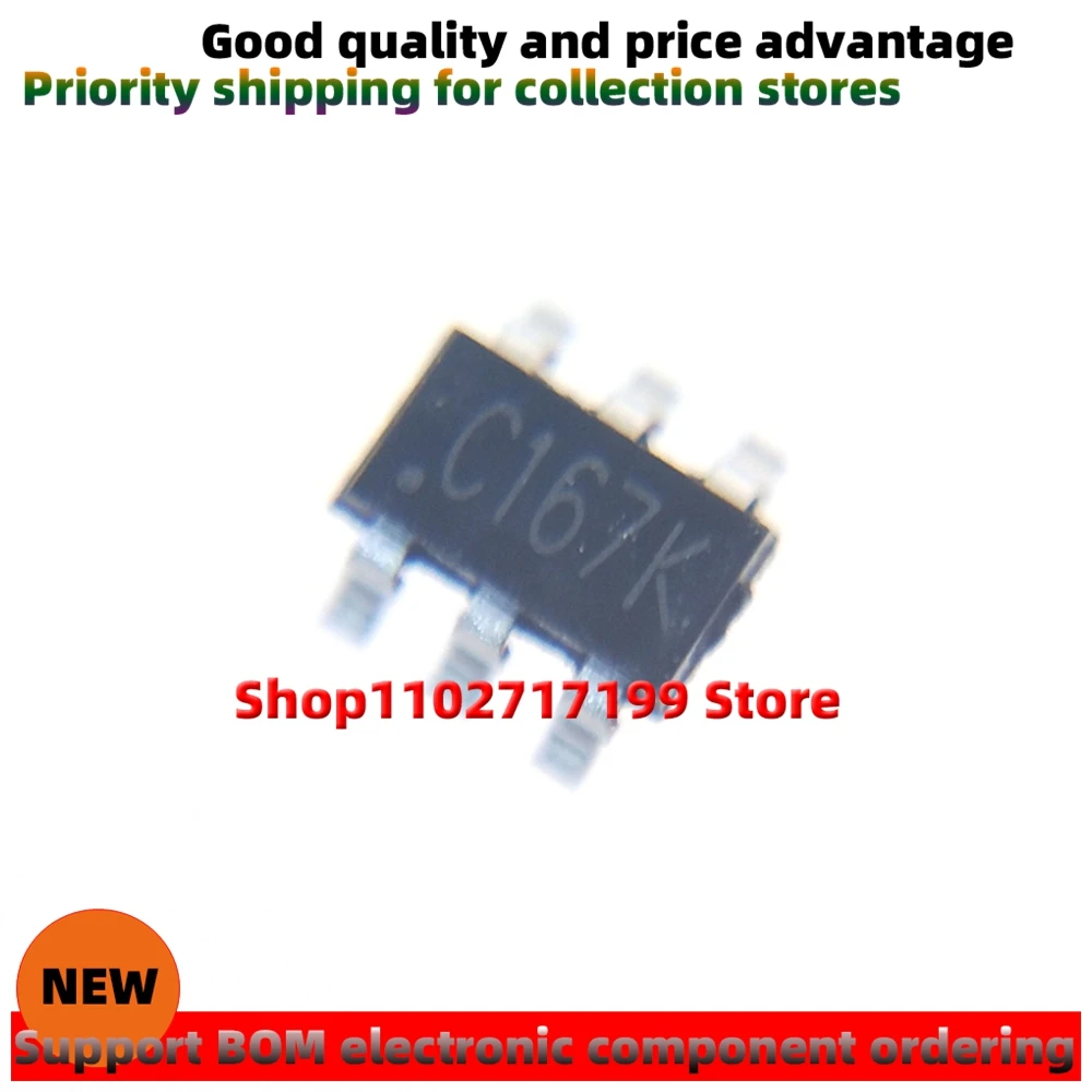 100pcs/LOT  AZC199-04S.R7G silkscreen C167K code C16**SOT-23-6 New ESD/TVS electrostatic protection diode